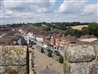 view from Battle Abbey gatehouse