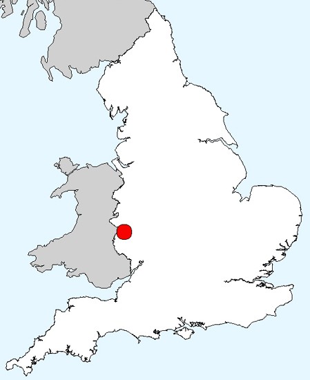 Mortimers Cross national location map