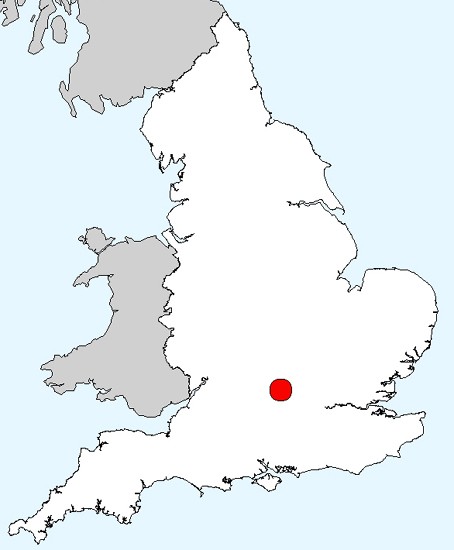 Chalgrove national location map