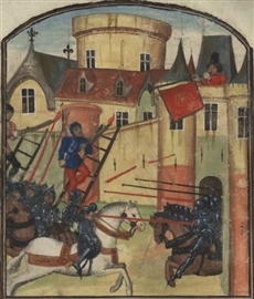 Fauconberg's attack on London from University of Ghent (Licence CC BY SA 4.0)