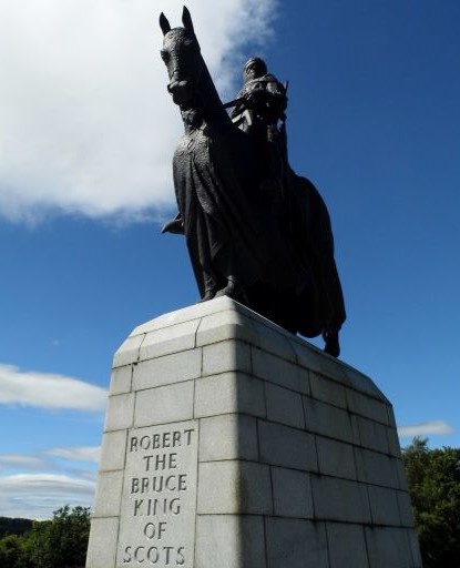 Robert the Bruce statue at Bannockburn Robert the Bruce statue at Bannockburn