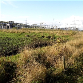 Development on part of the English position at Newburn Ford