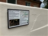 The new information board at Feniton Parish Hall