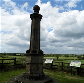 Cromwell monument Naseby