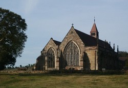 The Abbey church at Merevale, where Henry probably stayed the night before the battle.