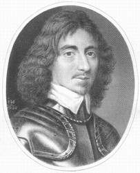 Engraving of Sir Thomas Fairfax in 1650.