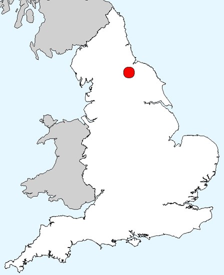 Northallerton national location map