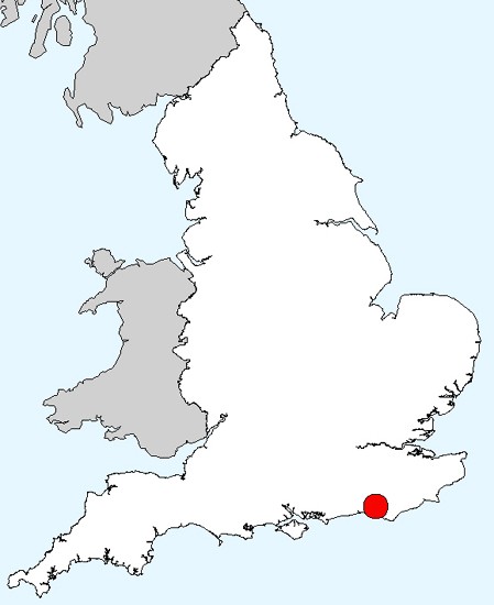 Lewes national location map