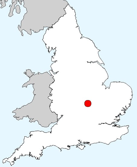 Northampton national location map