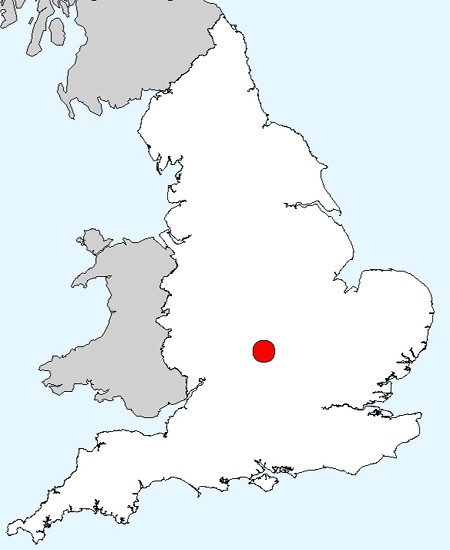 Cropredy national location map