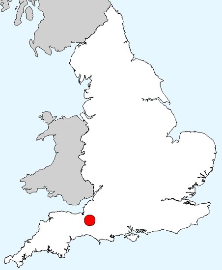 Langport national location map